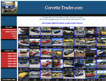 Tablet Screenshot of corvettetrader.com